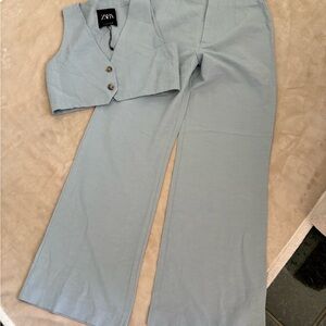 Zara Women's Pants & Vest Set
